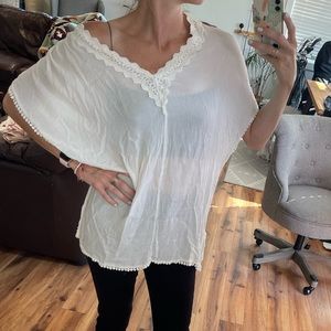 White tunic cover-up